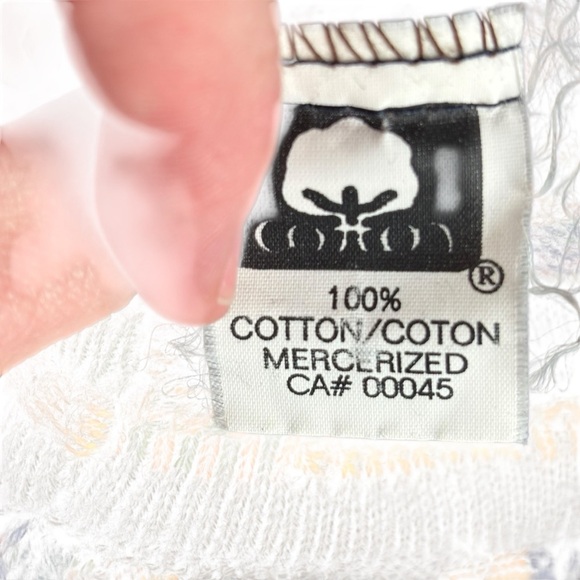 EUC Tundra Canada Men’s Coogi-style Multicolor 3D V-Neck Pullover Sweater Sz XL - Picture 8 of 13